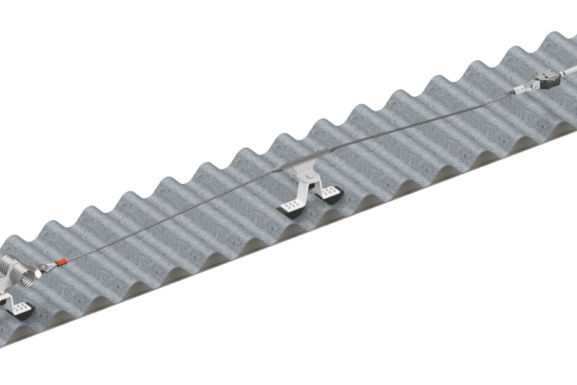 Línea de Vida sobre Omegas para Fibrocemento